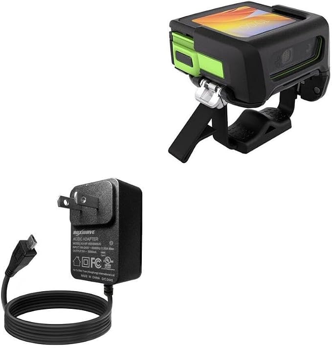 BoxWave Charger Compatible with Zebra WS50 - Wall Charger Direct (15W) Rapid Charge Your Device with Built-in 3ft Cable