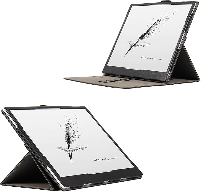 Case Compatible with Fro BOOX Note Max Tablet 13.3inch Tablet Case e-Book Folding Stand Protective Cover with Pencil Holder and Wrist Strap Full Protectio (Note Max/Tab X C/T13C 13.3 2024)