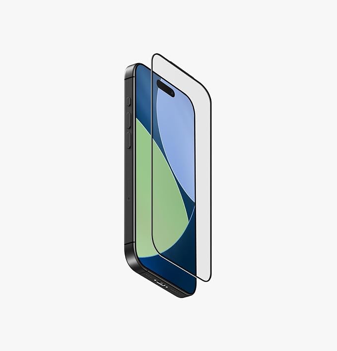 UNIQ OPTIX for iPhone 17 Pro Max (Vivid Clear) 4K Optical Clarity Tempered Glass Protector + DustRepel™ anti-static installation