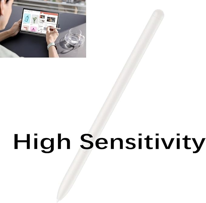 Beige Galaxy Tab S9 Ultra S Pen Replacement for Samsung Galaxy Tab S9 Plus Stylus Pen Replacement WithoutBluetooth + Free 5 Tips for Samsung Galaxy Tab S9 Pen