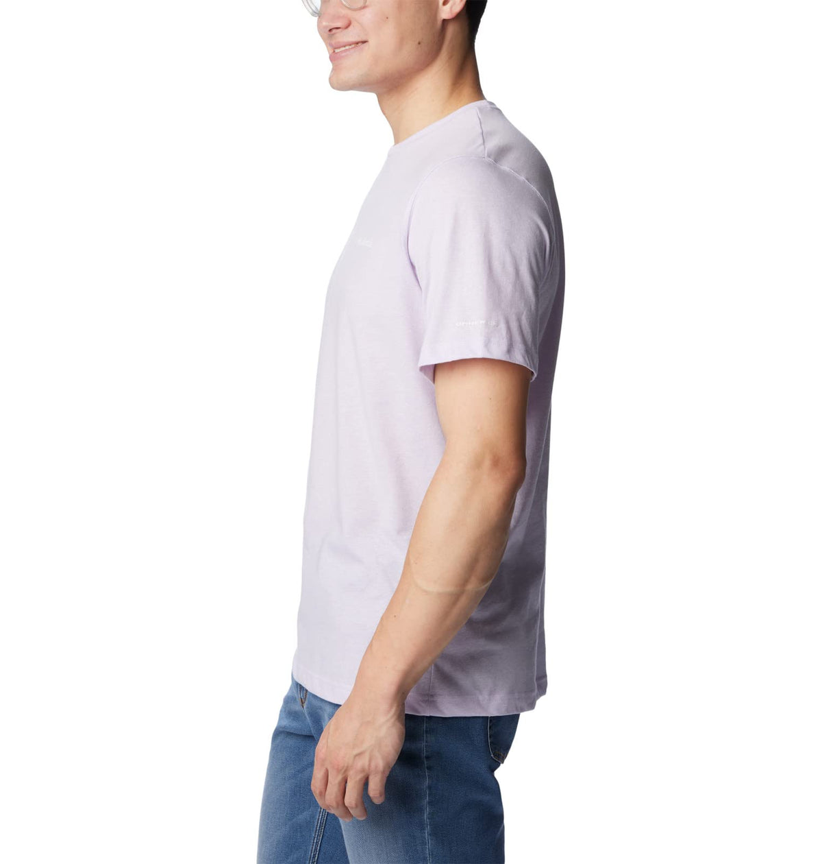 Columbia Men's Thistletown Hills Short Sleeve, Purple Tint Heather, Medium