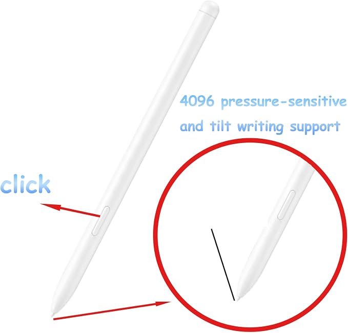 Stylus Pen Replacement for Kindle Scribe4096 Pressure SensitivityMagnet Adsorption Pen for Digital WritingDrawing Replacement for Kindle Scribe Pen(Black)