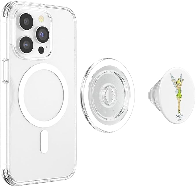 Disney Peter Pan Tinker Bell Watercolor Portrait PopSockets Adhesive PopGrip