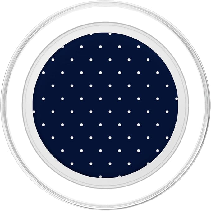 Navy Blue Polka Dot PopSockets PopGrip for MagSafe