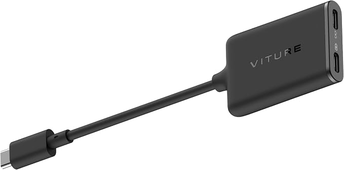 VITURE USB- C Pro XR Charging Adapter for USB-C iPhone Enabling Multi-Screen Enhanced 3DoF Spatial 3D VR Video Features Fits iPhone 17/16/15 Charge and Play for Other Devices