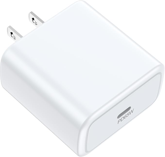 65W USB C Charger Block for iPhone 17 16 15 14 13 12 11 Pro Max Plus | PD 3.0 Super Fast Charging Wall Charger USBC Power Adapter Type C Brick Cube for Samsung Galaxy S26 Ultra S25 S24 S23