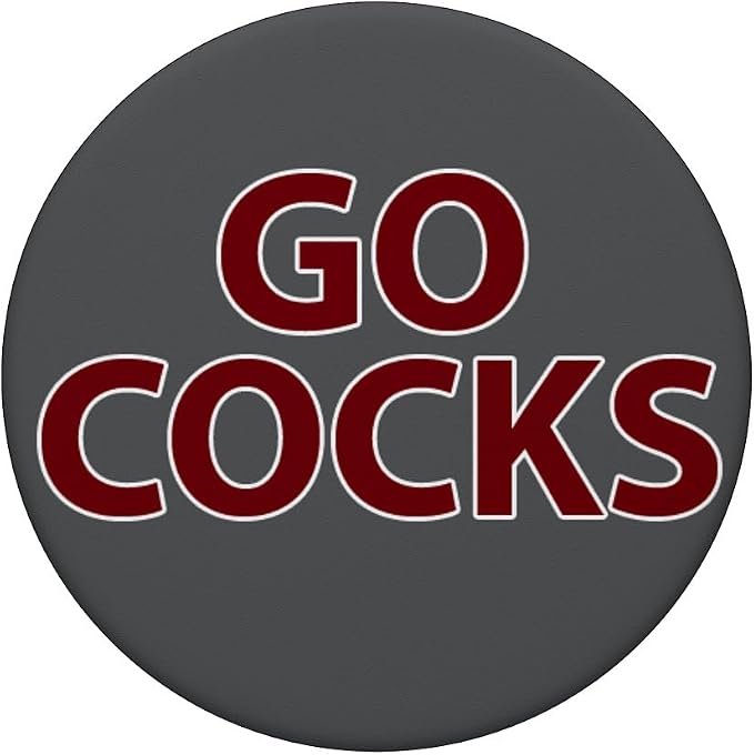 Go Gamecocks! PopSockets PopGrip: Swappable Grip for Phones &amp Tablets PopSockets Standard PopGrip