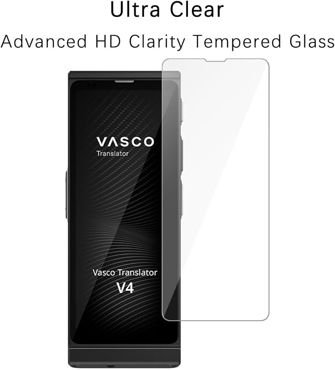 Screen Protector for Vasco Translator V4 3-Pack | Tempered Glass High Definition