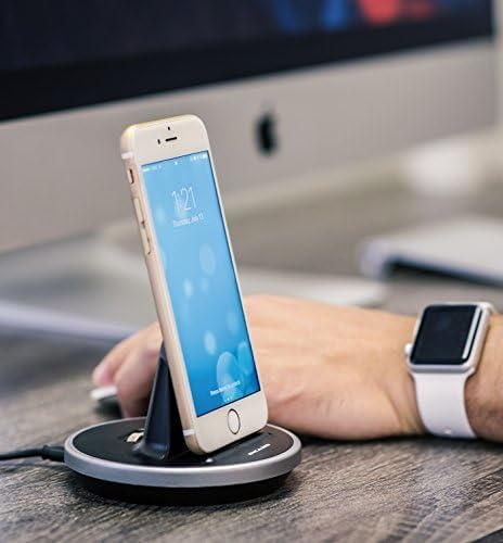 Encased iPhone Charger Dock, Fast Charge Desktop Charging Stand (case Compatible) DockMate² MFI Certified Lightning Charger (Fully Adjustable Design)