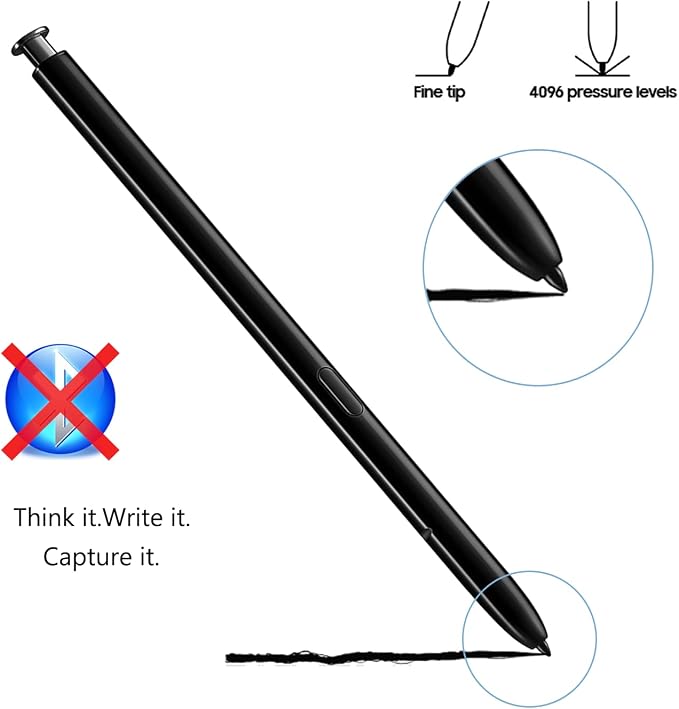 2 Pack Note 20 S Pen Replacement for Samsung Galaxy Note 20 Pen(Black) | Note 20 Stylus PenNote 20 Ultra S Pen Compatible with Samsung Galaxy Note 20/Note 20 Ultra All Version SpenNoBluetooth