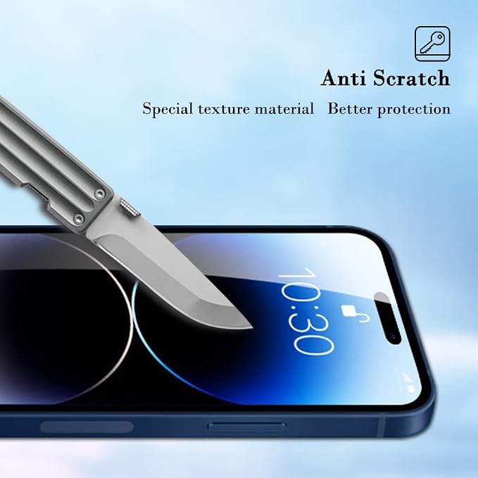 PERFECTSIGHT Anti Blue Light Screen Protector Designed for iPhone 14 Pro 2022 6.1 inch 2 Pack 6X Stronger Blue Light Blocking Tempered Glass - Eye Protection Anti Eye Fatigue Bubble Free
