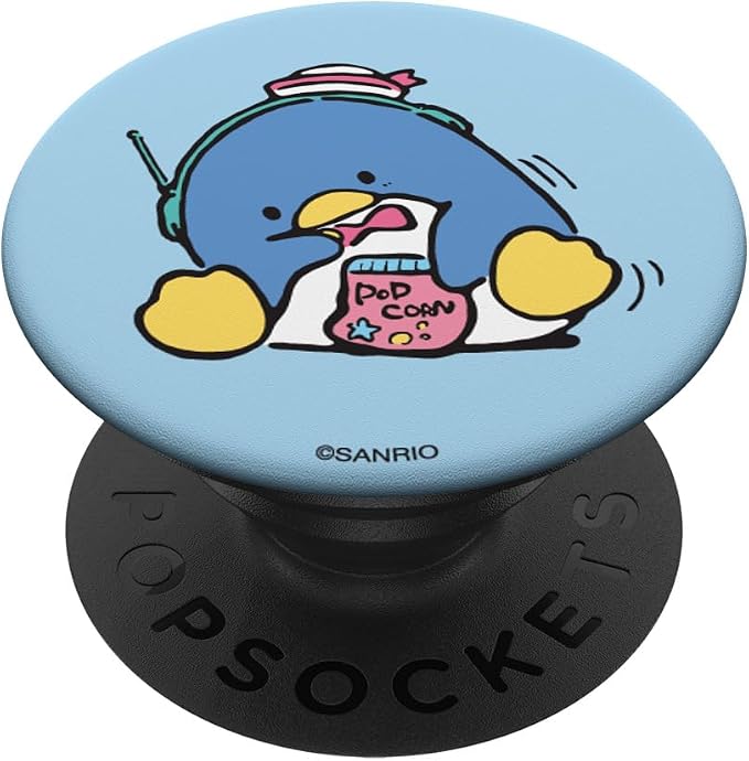 Sanrio Tuxedosam Snacks and Music PopSockets Adhesive PopGrip