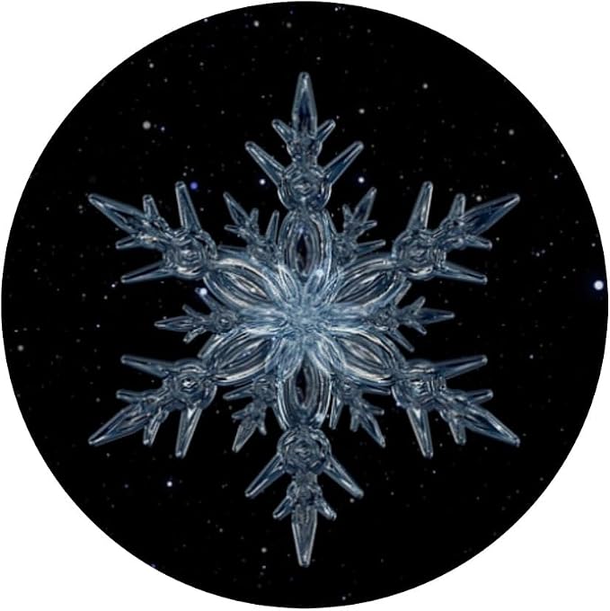 Beautiful Ice Crystal Snowflake Winter is Coming PopSockets Adhesive PopGrip