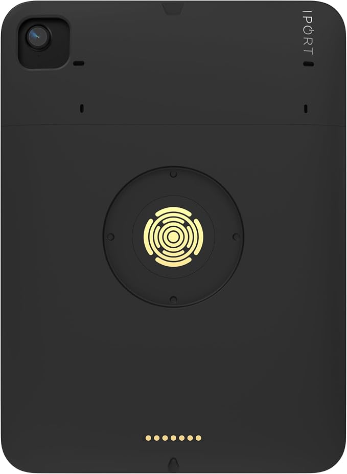 72300 Connect PRO iPad Case – Wireless Charging Case for iPad 10.2” (9th 8th 7th Gen) | Contactless Charging Magnetic Docking and 360° Rotation | Secure &amp Sleek Design – Black