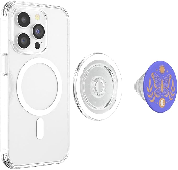 PopSockets Celestial Phone Grip - Twilight Butterfly PopSockets PopWallet for MagSafe