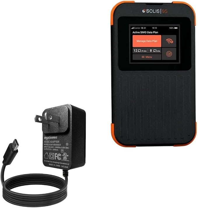BoxWave Charger Compatible with SIMO M3/765395 (2.4 in) - Wall Charger Direct (15W) Rapid Charge Your Device with Built-in 3ft Cable