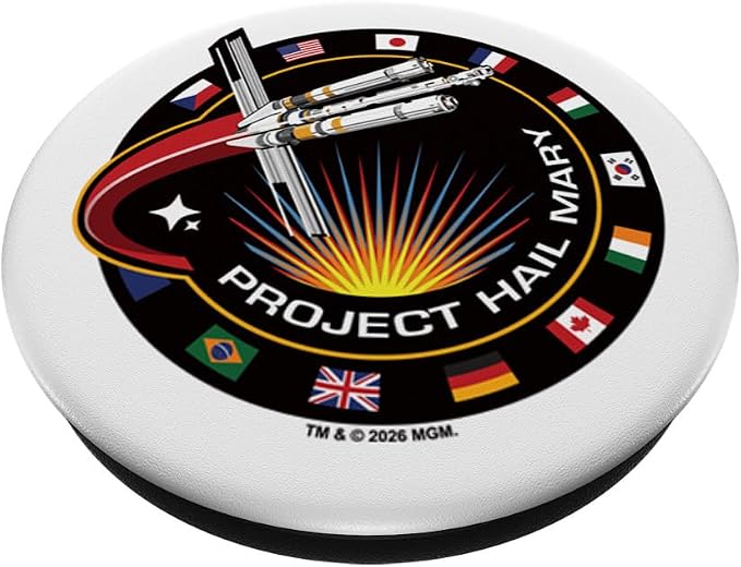 Project Hail Mary Spaceship Mission Badge Poster PopSockets PopGrip for MagSafe