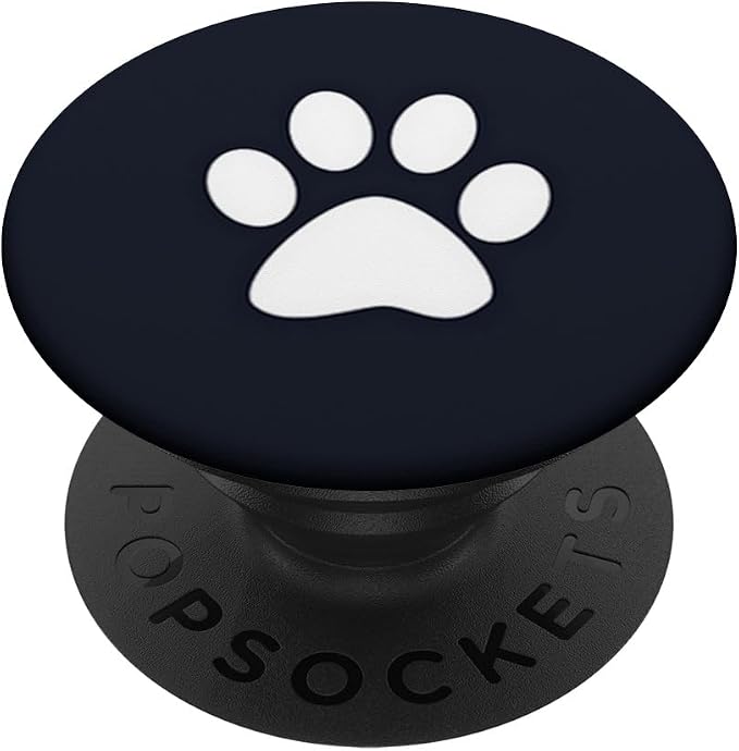 Paw Print Pop Up Cellphone Holder GripsCute Dog Popout Knob PopSockets Adhesive PopGrip