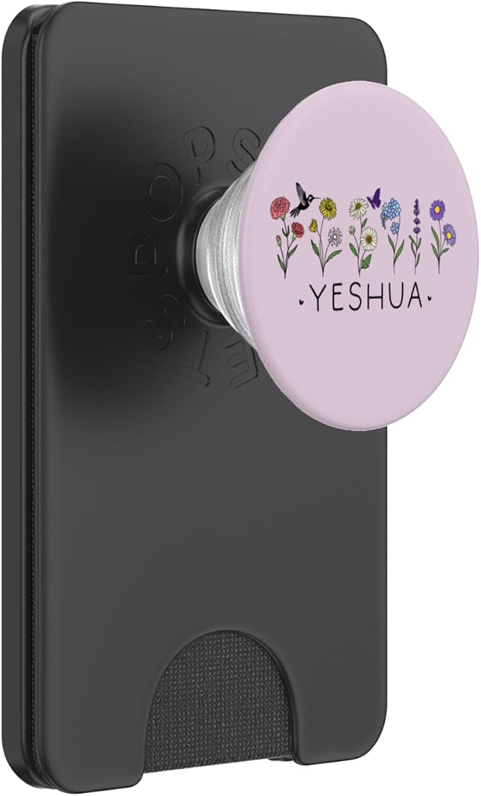 Yeshua Christian Bible Verse Butterfly Scripture God Quotes PopSockets PopGrip for MagSafe