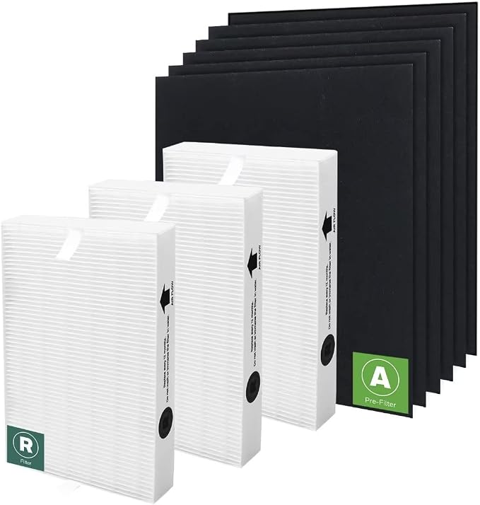 HPA300 HEPA Filter Replacement for Honeywell Air Purifier 3 HEPA R Filters and
