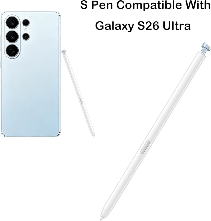 2 Pcs Galaxy S26 Ultra Stylus Pen for Samsung Galaxy S26 Ultra S PenS26 Ultra Pen Replacement for Samsung Galaxy S26 Ultra 5G 6.9 in S Pen All VersionsEJ-PS948BBEGUJ(Black)