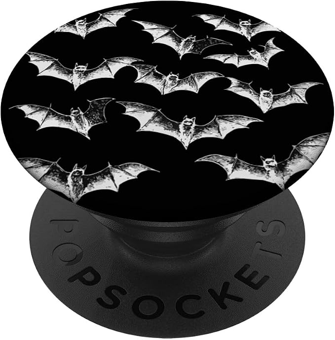 Halloween Bat Wings Spooky Animal Vampire Trick Or Treat PopSockets PopGrip for MagSafe