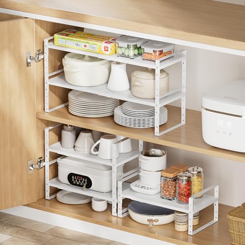 Multi-Functional Metal Shoe Rack, Space-Saving, Perfect for Entryway, Closet, Bathroom, etc. - Sturdy and Durable, High Weight Capacity(2PACKS/White/Medium) - color: 2packs/White, size: Medium