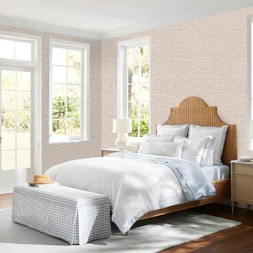 15.75"x787.4" Beige Grasscloth Wallpaper Peel and Stick Removable Textured Wall Paper Self Adhesive Contact Paper Faux Linen Cabinets Drawers Bookshelves Thickened Waterproof Shelf Vinyl Roll
