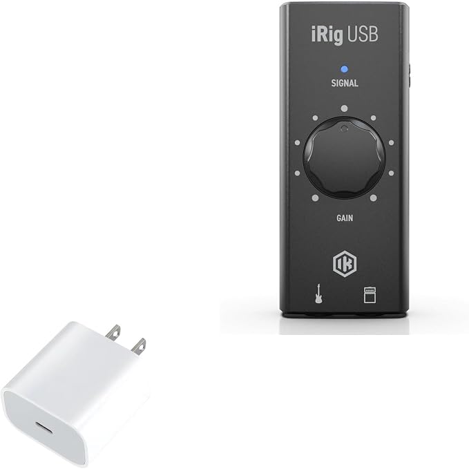 BoxWave Charger Compatible with IK Multimedia iRig USB - PD GAN miniCube (30W) 30W Tiny PD GAN Type-C Wall Charger - Winter White