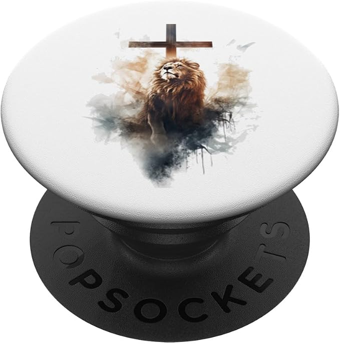 Yeshua Lion of Judah Christian Faith Jesus God Revelation PopSockets PopGrip for MagSafe