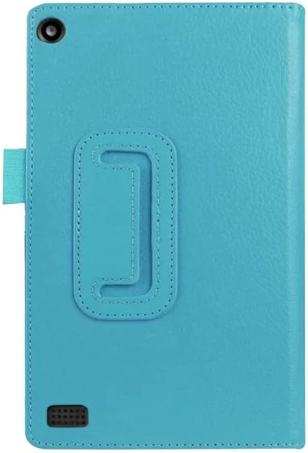 Tablet Cover for Amazon Kindle Fire 7 5th Generation(Model:SV98LN2015 Release)Ultra Slim Folio Stand Lightweight Leather Case for Kindle Fire HD7 5th Gen 7 (Li-Brown)