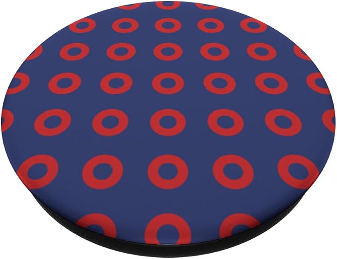 Phish Donut Pattern | Fishman Dress (Alternate Design) PopSockets Standard PopGrip