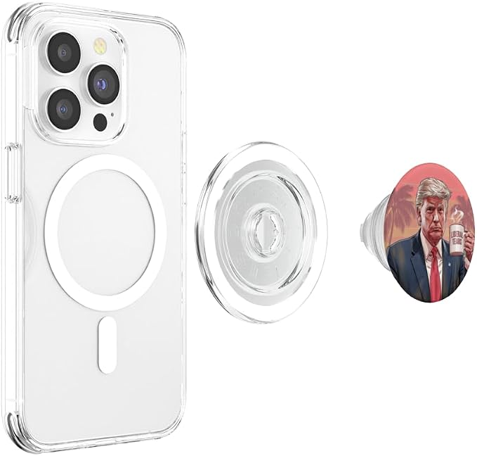 Donald Trump Miami Sunset Funny Liberal Tears Coffee Mug PopSockets PopWallet for MagSafe