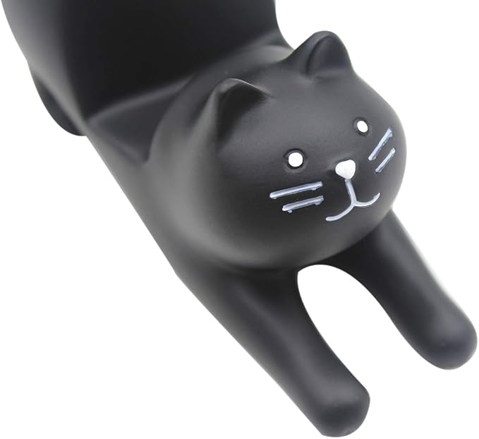 BOLLEY JOSS Desk Cell Phone Holder Stand Pink Sofa with Cute Cat Kitty for Office Free You Hands Home Ornament