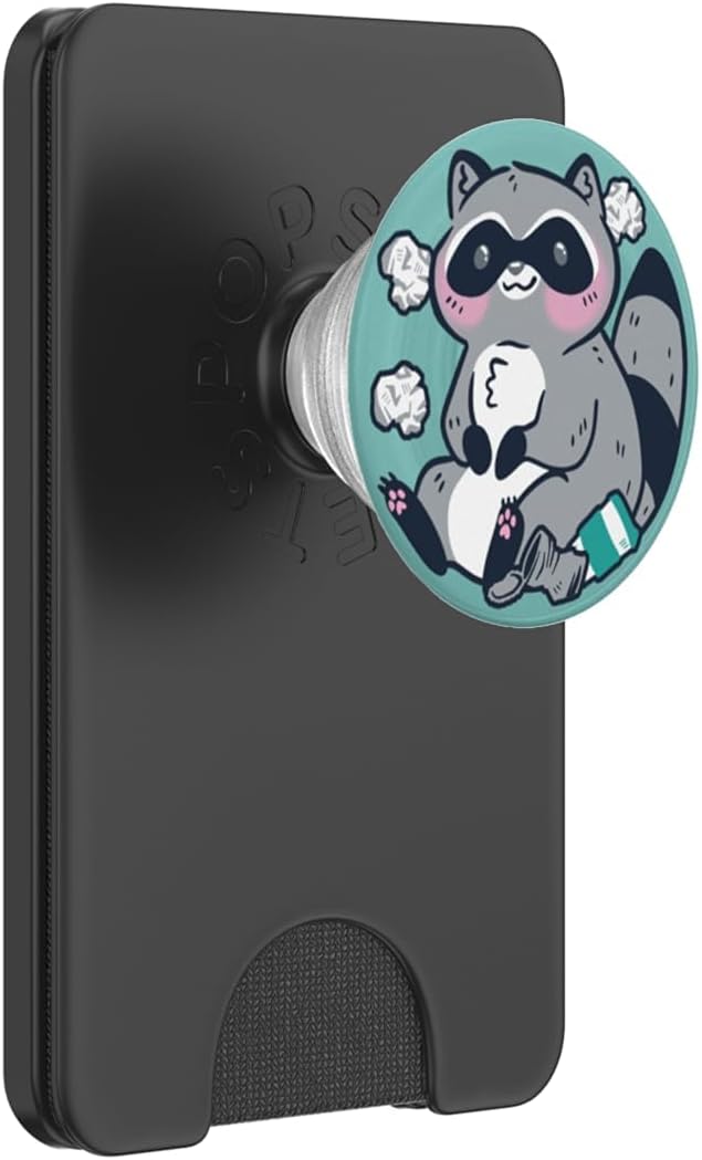 PopSockets Phone Grip - Trash Raccoon PopSockets Adhesive PopGrip