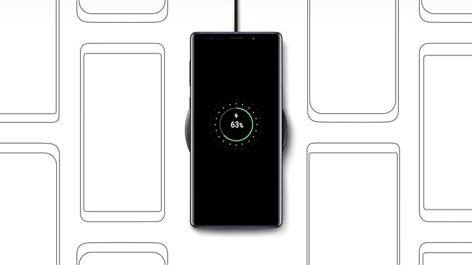 Samsung Qi 7.5W Fast Charge Wireless Charger Pad Slim with Wall Charger (US Version) (EP-P1100TBEGUS)