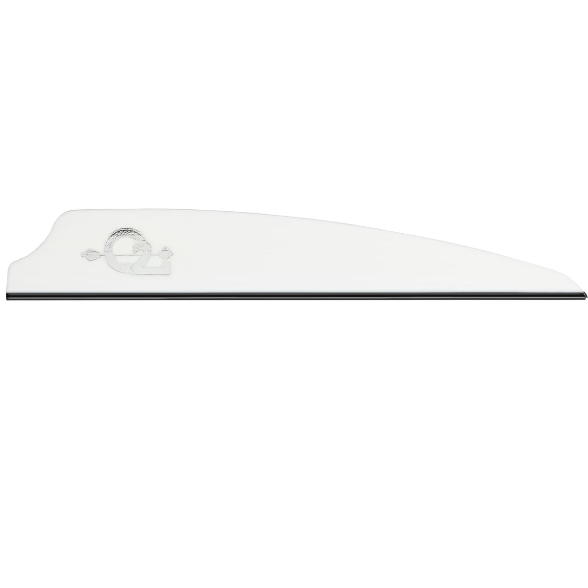Q2i Fusion X-II | 3" | 36pk | White High-Performance Arrow Fletching Vanes with Tri-Fusion Adhesion Technology for Target Archery