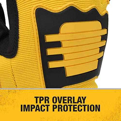 DEWALT DPG781 Performance Mechanic Work Glove with TPR Impact Protection and Anti-Slip Grip - Large (1 Pair)