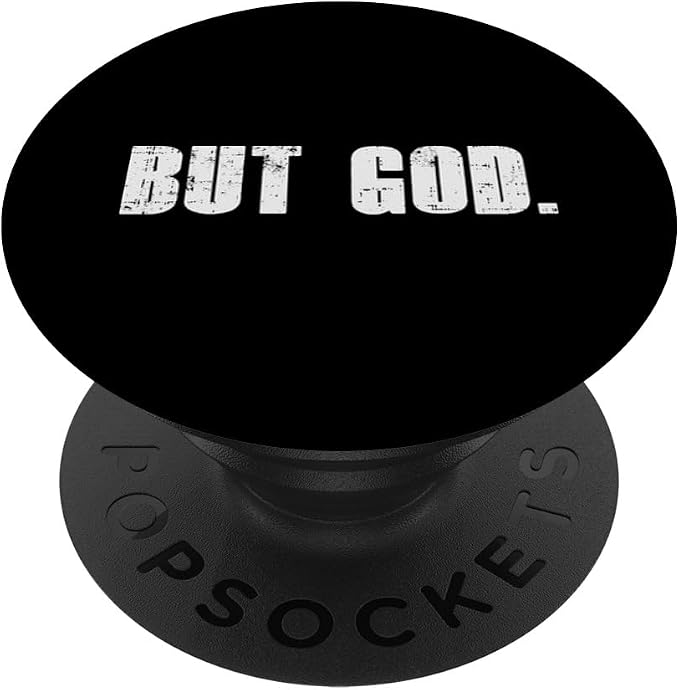 But God Jesus Christ Bible Faith Religious Christian Gift PopSockets Swappable PopGrip
