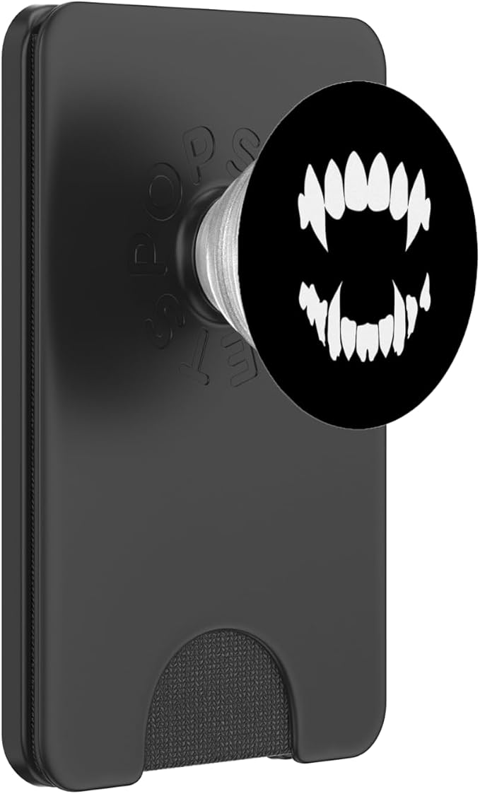 Vampire Fangs Occult Dark Grunge Bite Goth Aesthetic Teeth PopSockets PopGrip for MagSafe