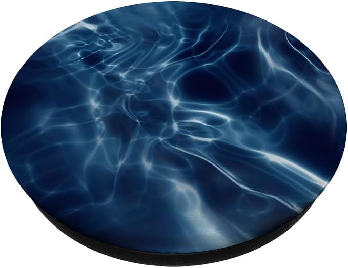 Cell Phone Button Pop Out Holder for Hand Watercolor Blue PopSockets PopGrip: Swappable Grip for Phones &amp Tablets