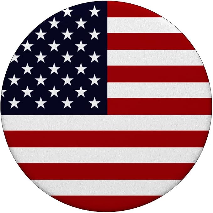 American Flag US Patriotic Phone Holder Knob for USA Gift PopSockets Adhesive PopGrip