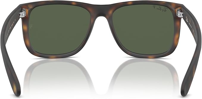 Ray-Ban unisex-adult Rb4165f Justin Low Bridge Fit Rectangular Sunglasses