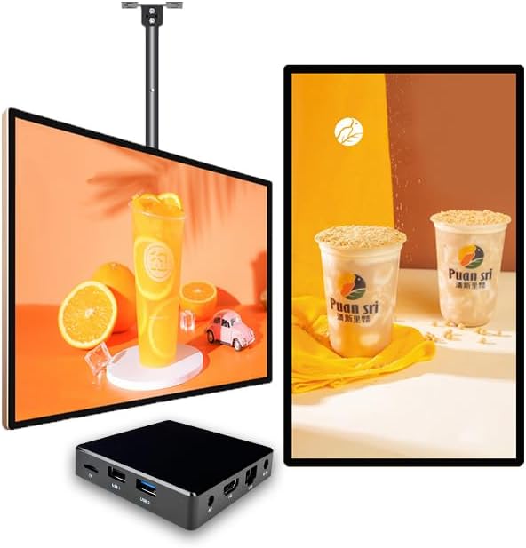 Lunzn Adertising Media Player Box Commercial Display Mate Remote Publish Menu AD 2+16G Digital Signage Box (YM06 / 2+16G)