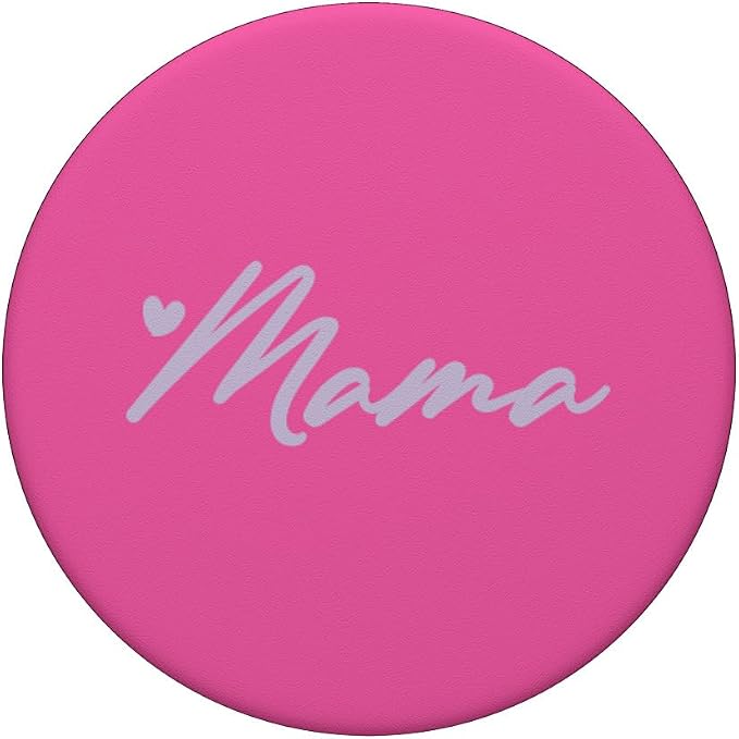 Light Pastel Purple Pink Heart Mama PopSockets Adhesive PopGrip
