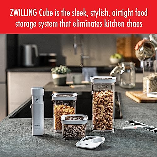ZWILLING Fresh & Save Cube Box, Plastic, Airtight Dry Food Storage Container, Small Cube, S Container, .34-qt - size: 1 Piece S