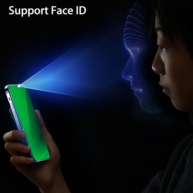 2 Pack Anti-Blue Privacy Tempered Glass Suit for iPhone 11 / iPhone XR Mirror Anti-Spy Screen Protector Anti-Peeping Film Electroplated 9H Hardness Anti-scratch 6.1 inch(Green)