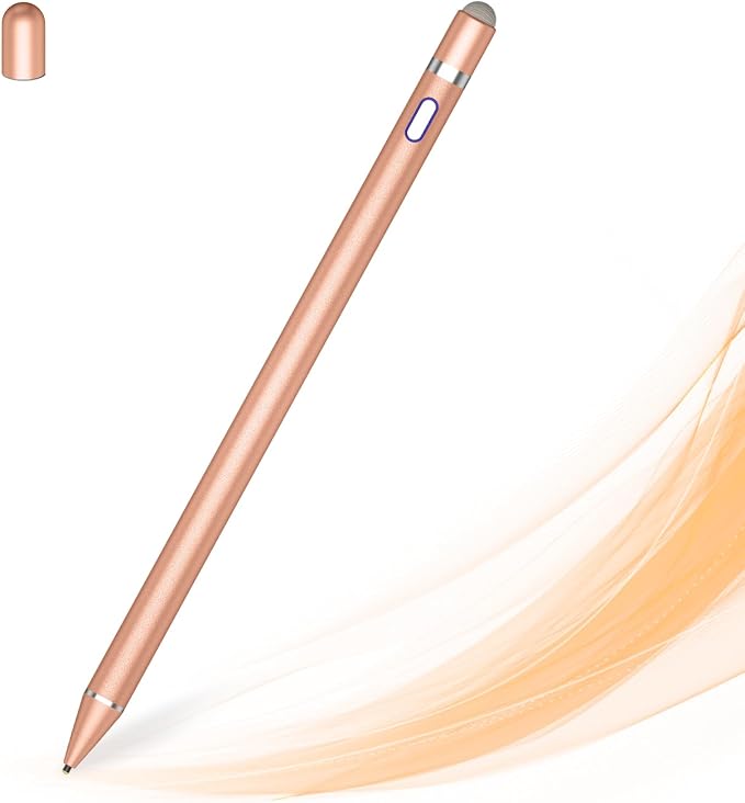 Active Stylus Pen for Touch ScreensDual Pen Tips for iOS &amp Android Drawing &amp WritingHigh Precise Digital Pencil for Apple iPhone 16/15/14/13/12/11/X/8iPad Air/Pro/MiniPhone/Tablet/Sam-sung