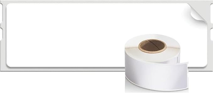 DYMO® LabelWriter Address Labels, 1-1/8" x 3-1/2", Rectangle, White, 350 Labels Per Roll, Pack of 12 Rolls