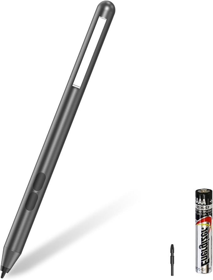 Stylus Pen for HP Omnibook X Flip Rechargeable MPP 2.0 with 4096 Pressure | Digital Stylus Pen for HP Envy/Pavilion/Spectre x360 – Tilt Support Palm Rejection Fast Charge Ideal for Drawing &amp N